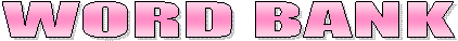 WORD BANK